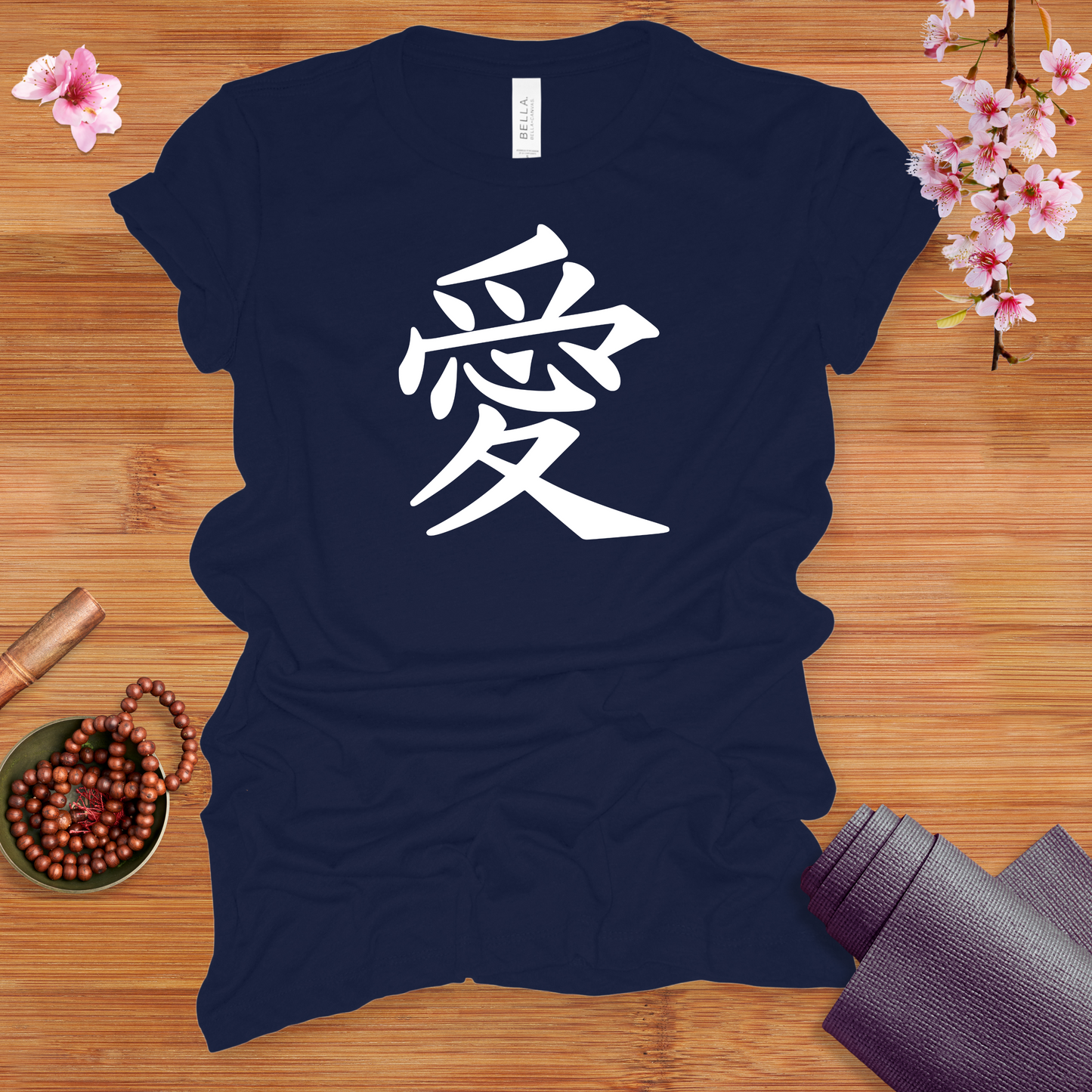 Love Kanji White Fitted