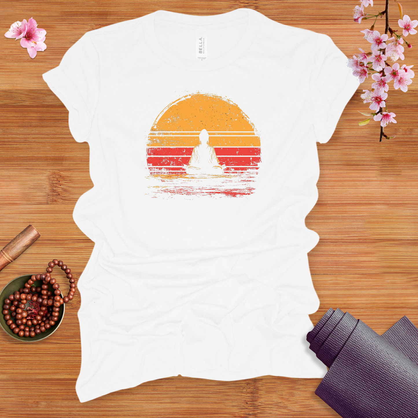 Sunset meditation fitted