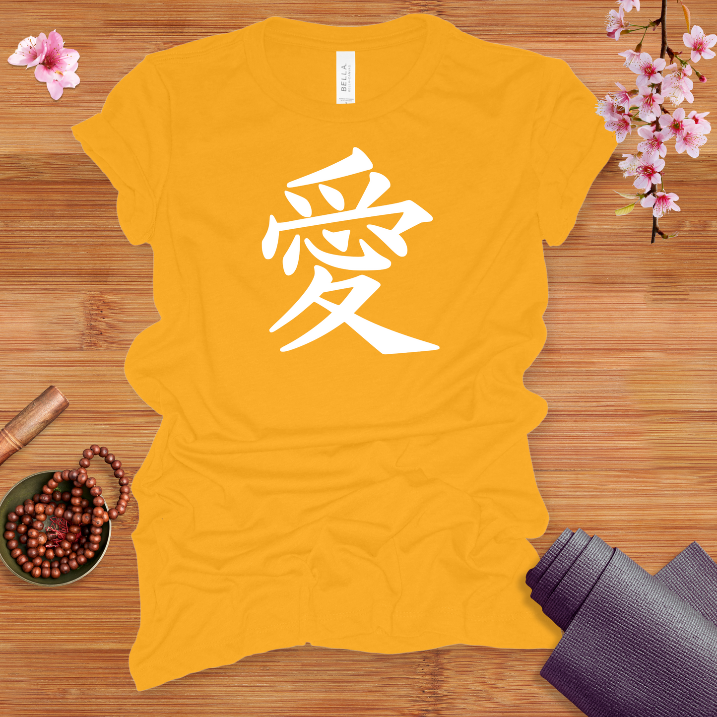 Love Kanji White Fitted