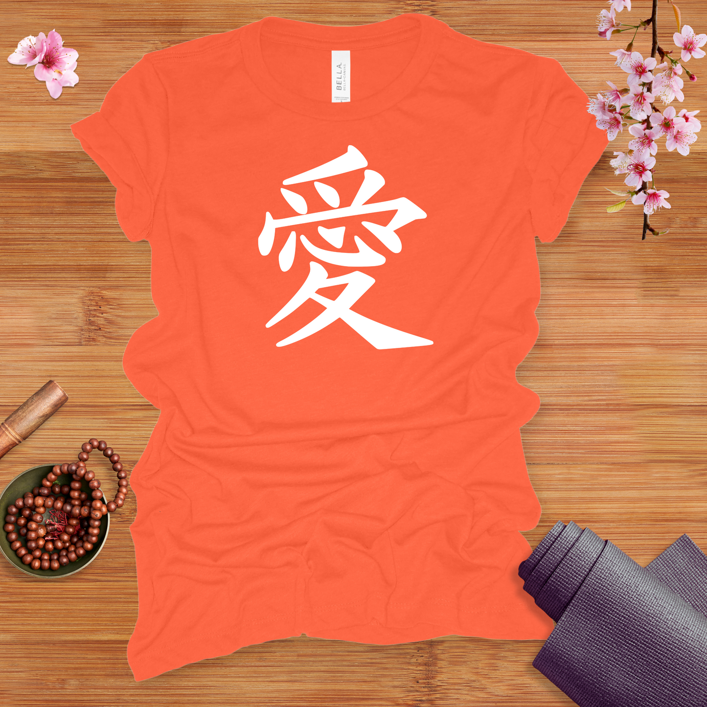 Love Kanji White Fitted