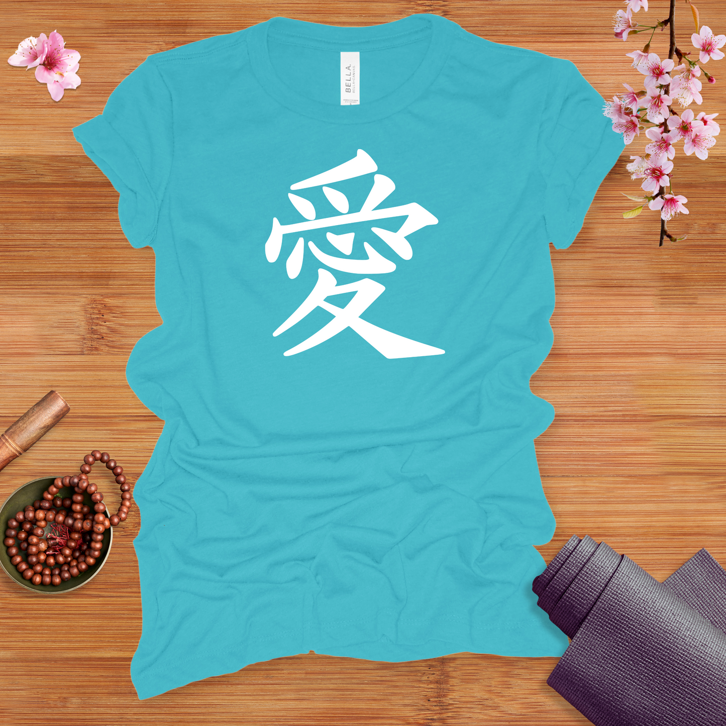 Love Kanji White Fitted