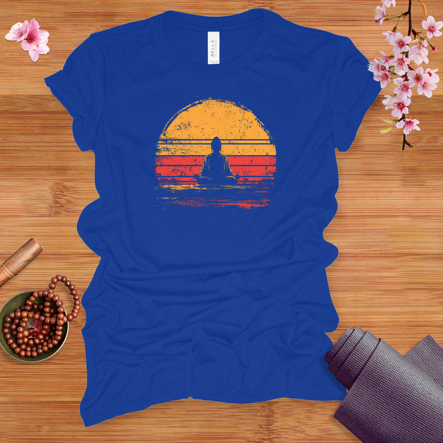 Sunset meditation fitted