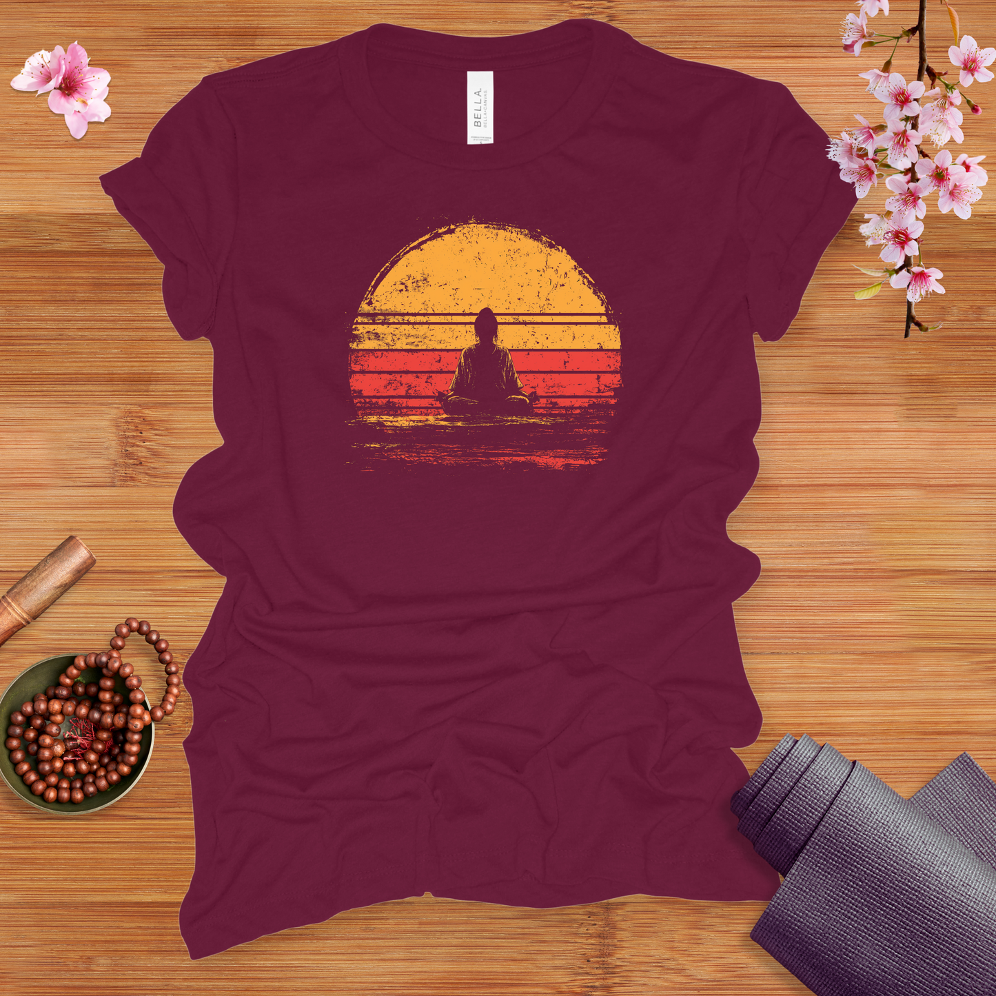 Sunset meditation fitted