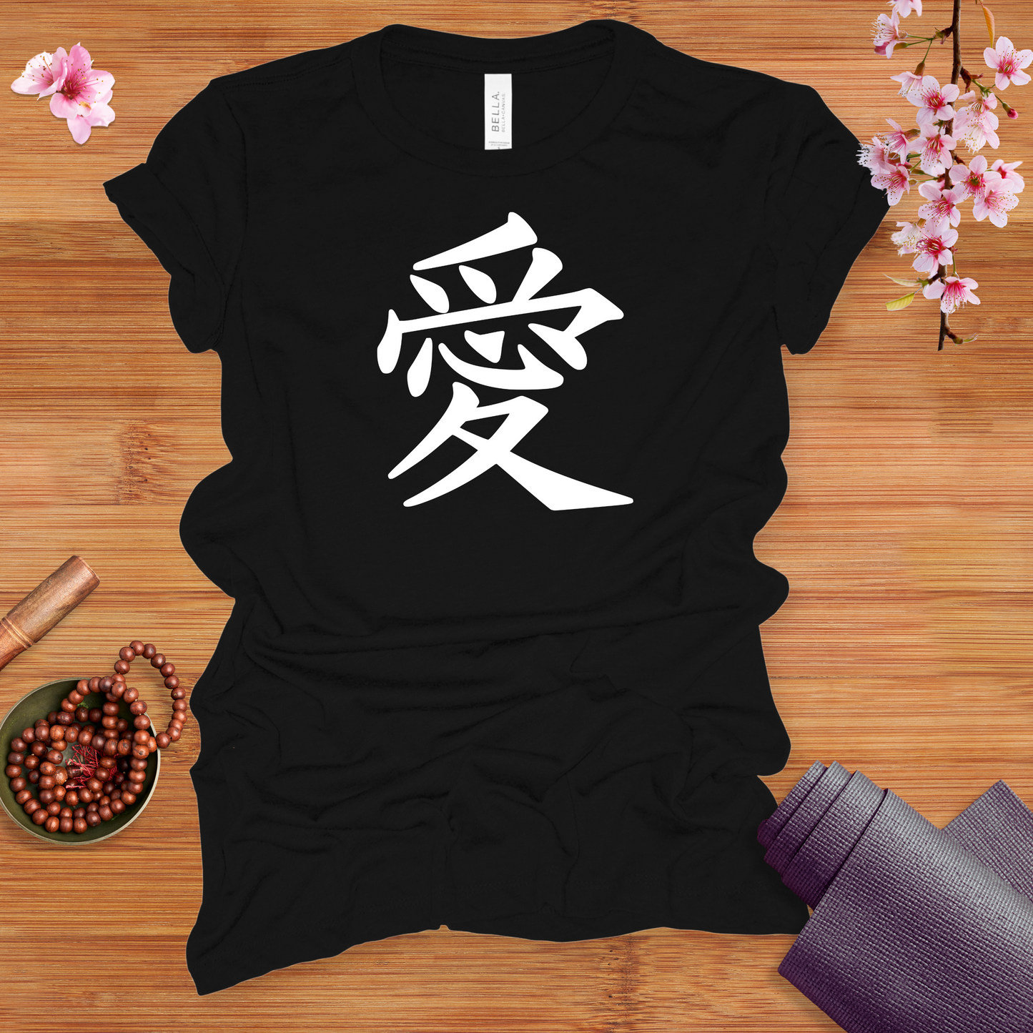 Love Kanji White Fitted