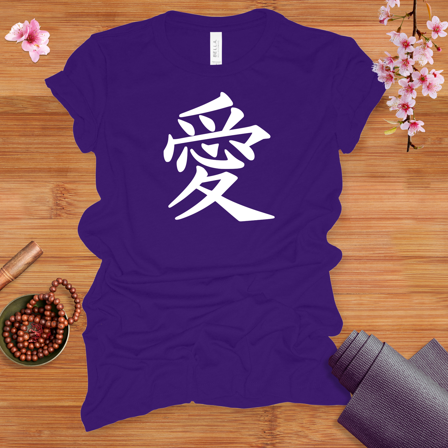 Love Kanji White Fitted