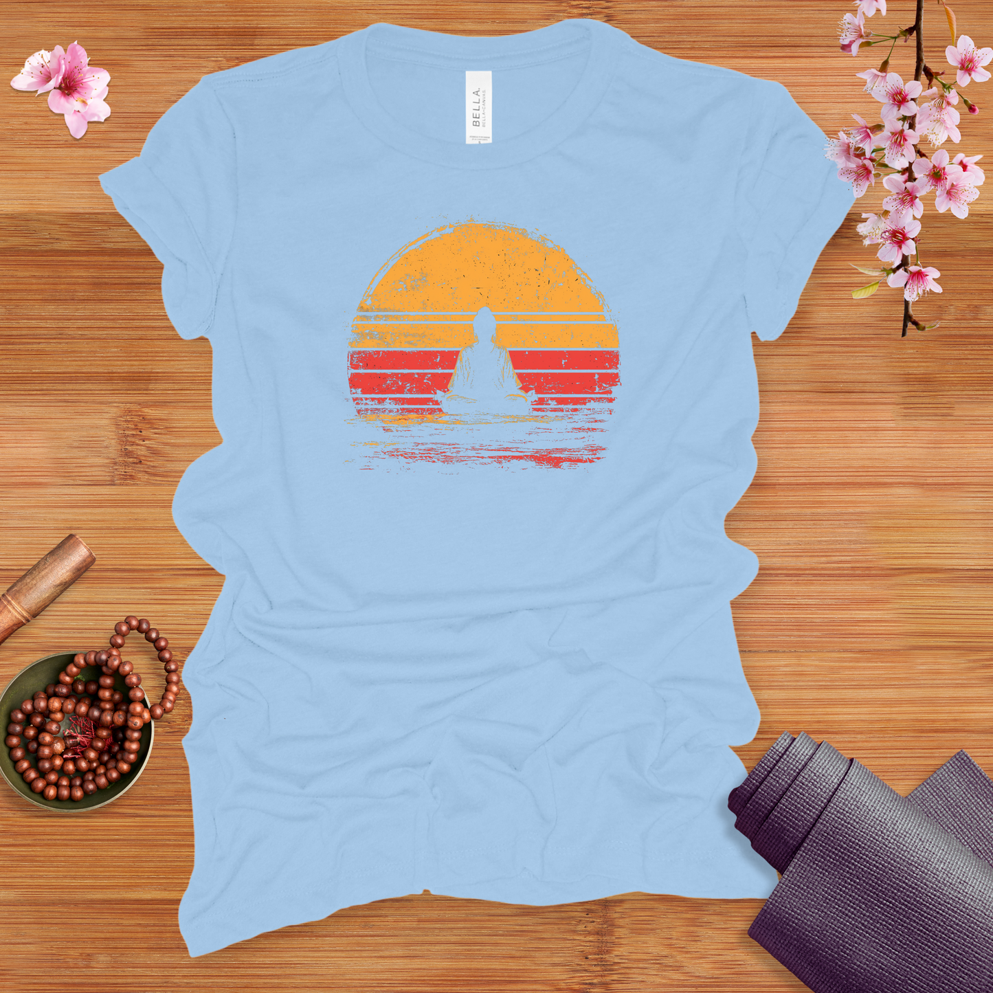 Sunset meditation fitted