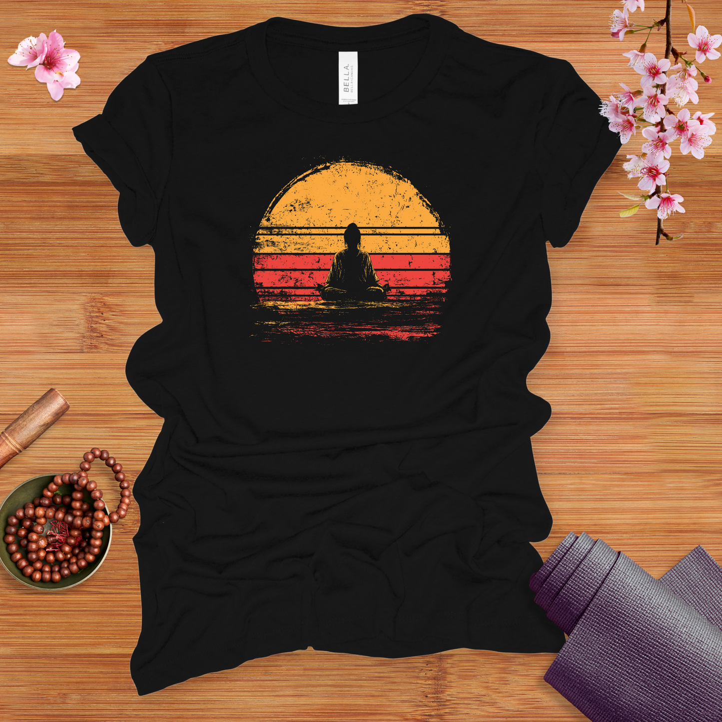 Sunset meditation fitted