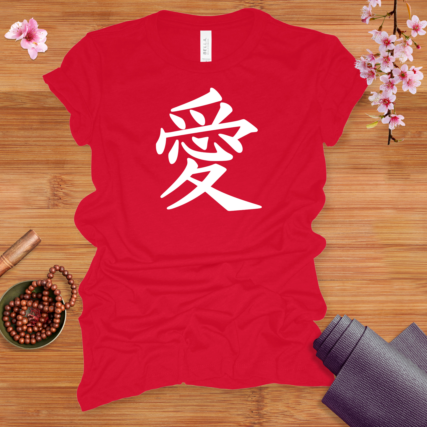 Love Kanji White Fitted