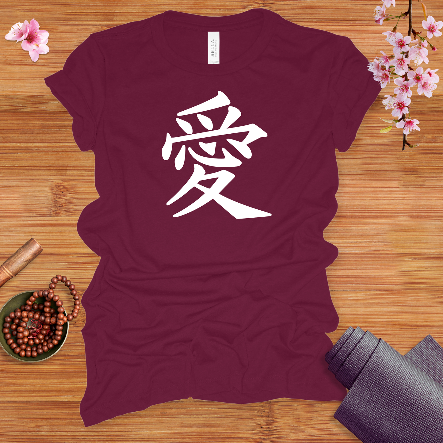 Love Kanji White Fitted